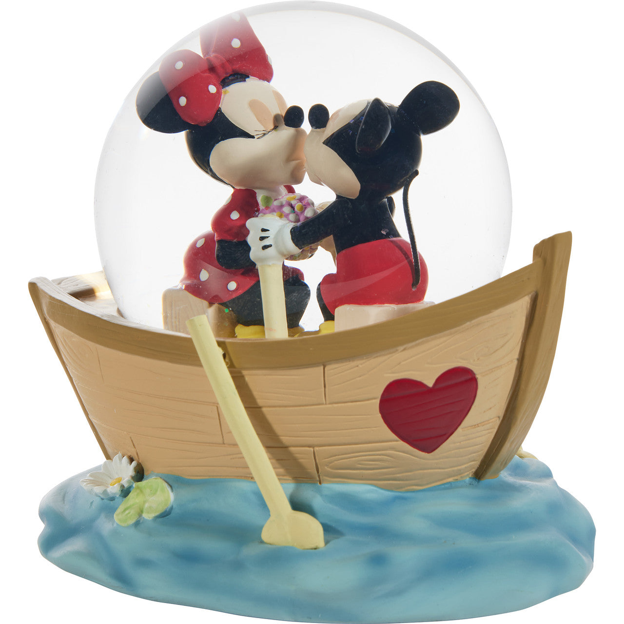 We Will Never Drift Apart Disney Mickey Mouse and Minnie Mouse Musical Snow Globe