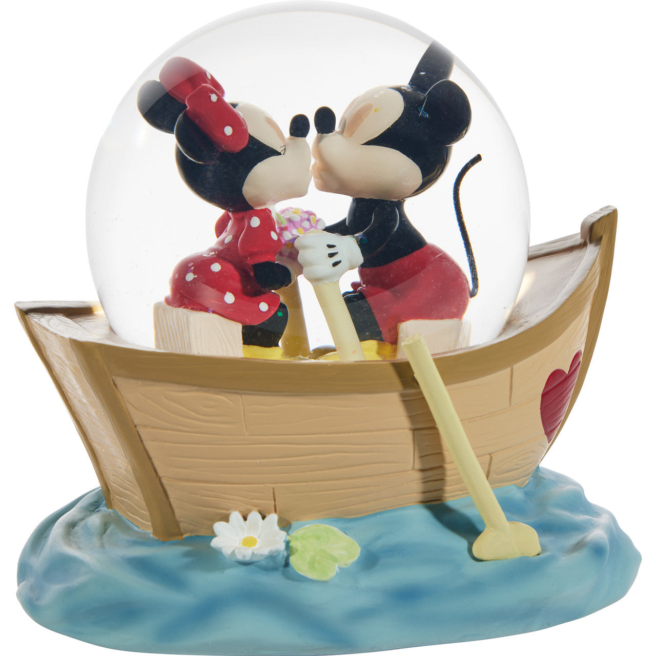 We Will Never Drift Apart Disney Mickey Mouse and Minnie Mouse Musical Snow Globe