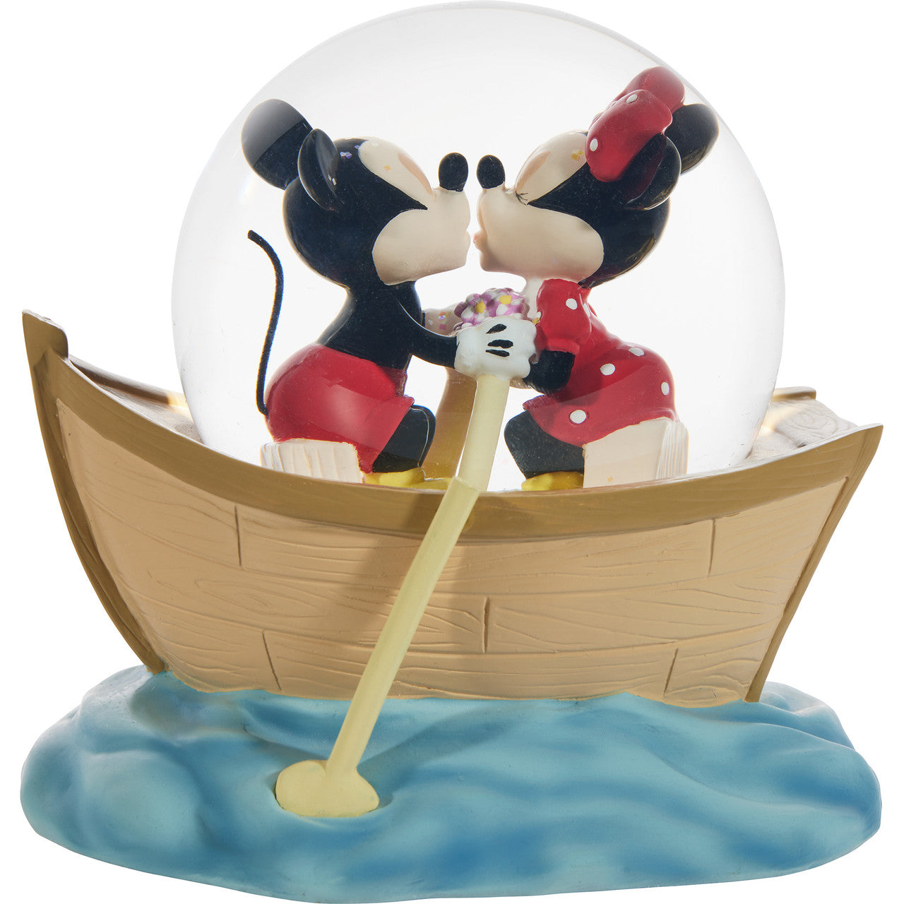 We Will Never Drift Apart Disney Mickey Mouse and Minnie Mouse Musical Snow Globe