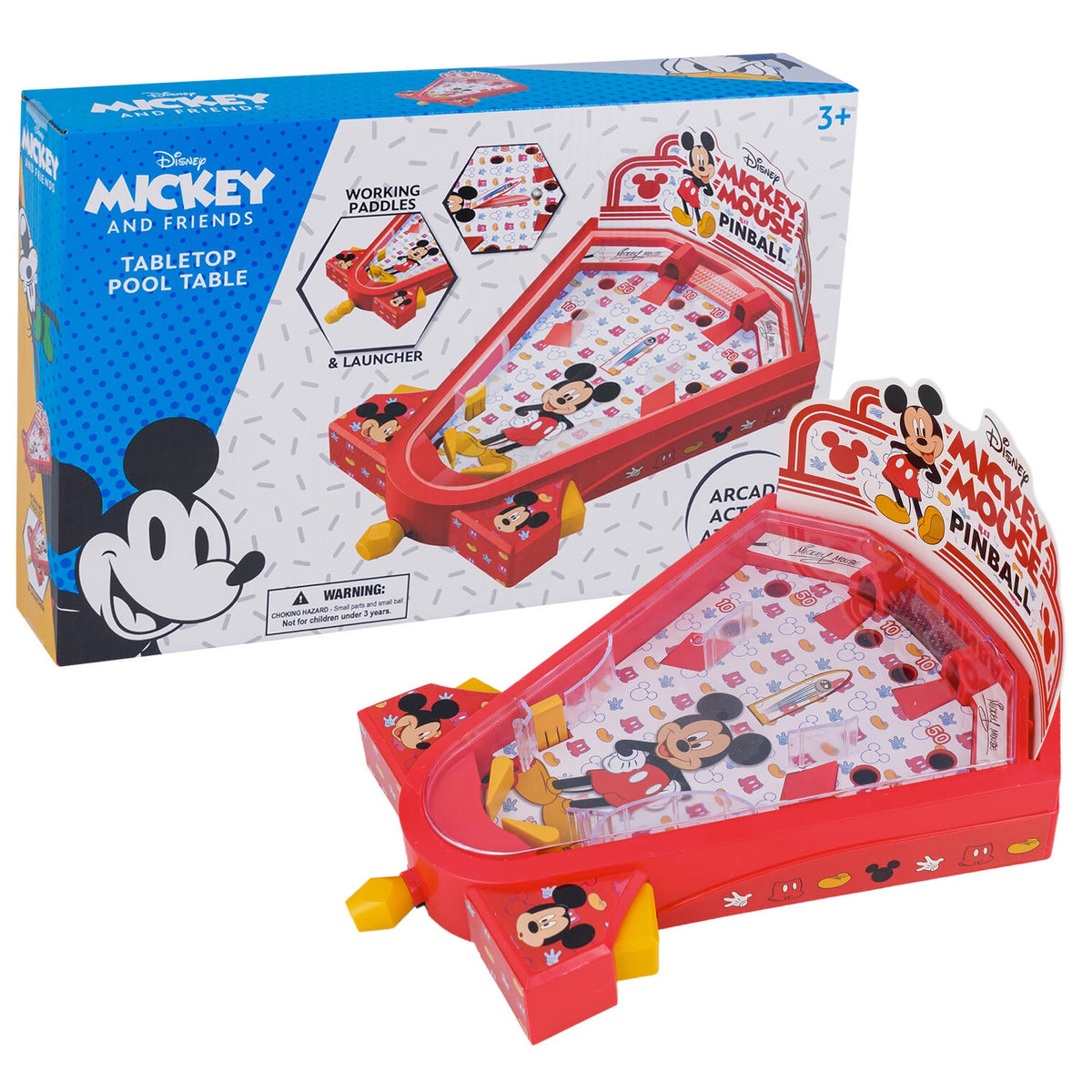 Disney Mickey and Friends Mini Tabletop Pool Game Playset