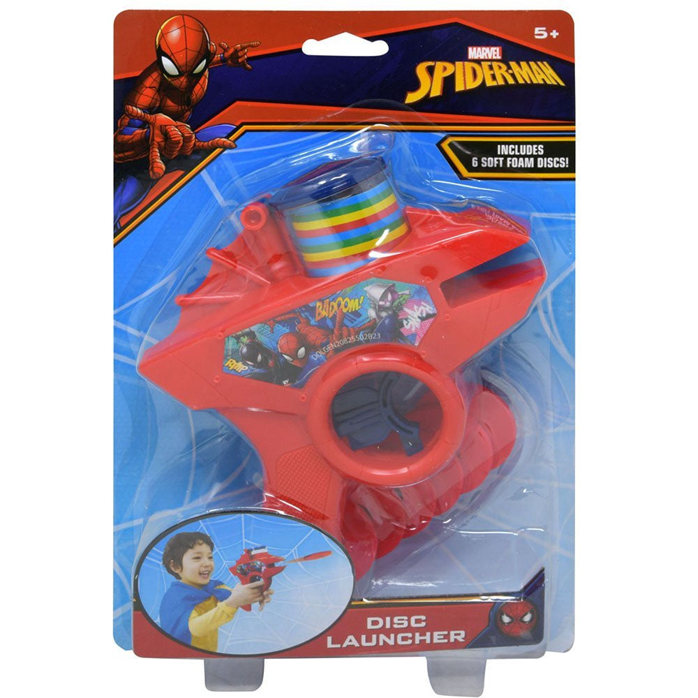 Spiderman Foam Disc Gun on card