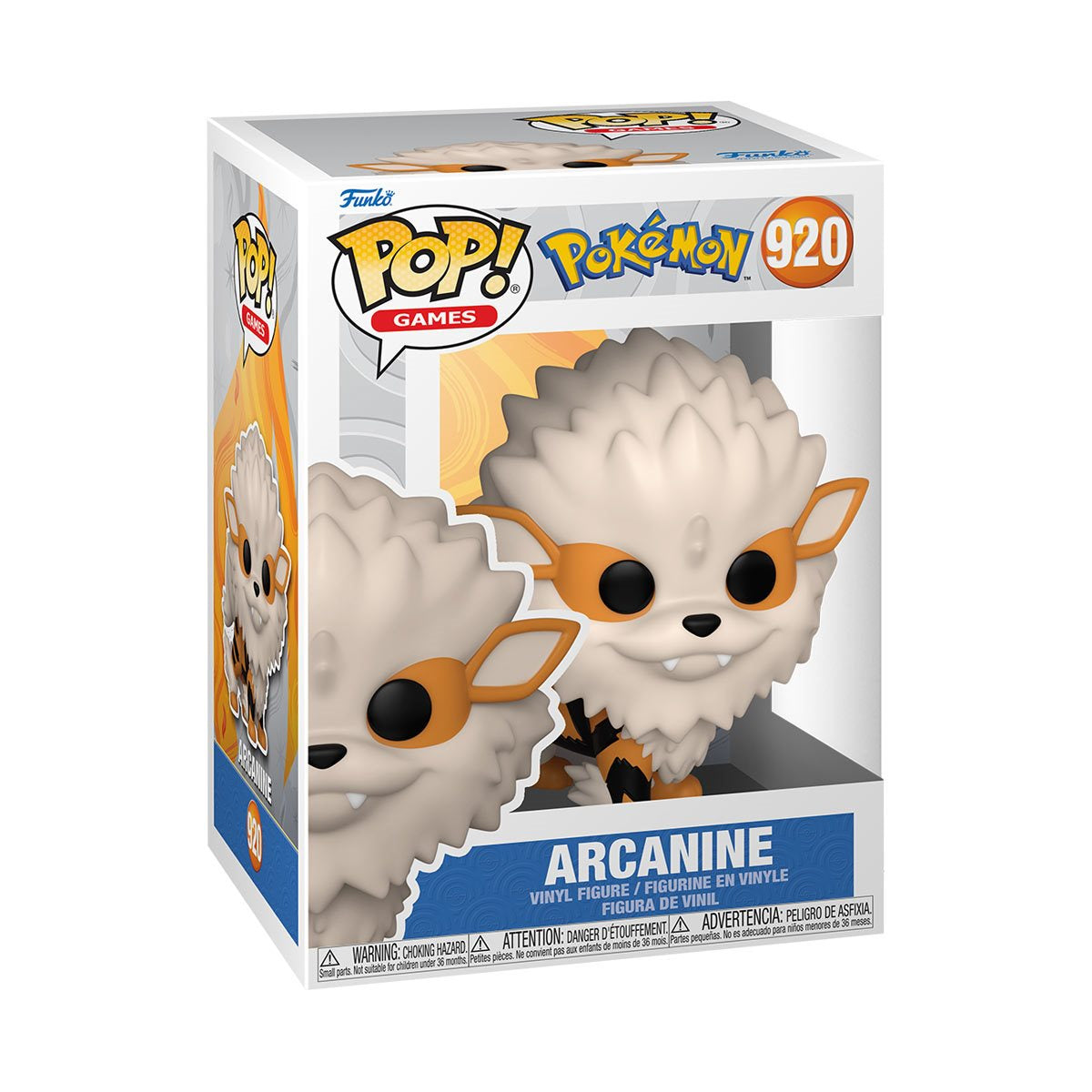 Pokemon Arcanine Pop! Vinyl Figure