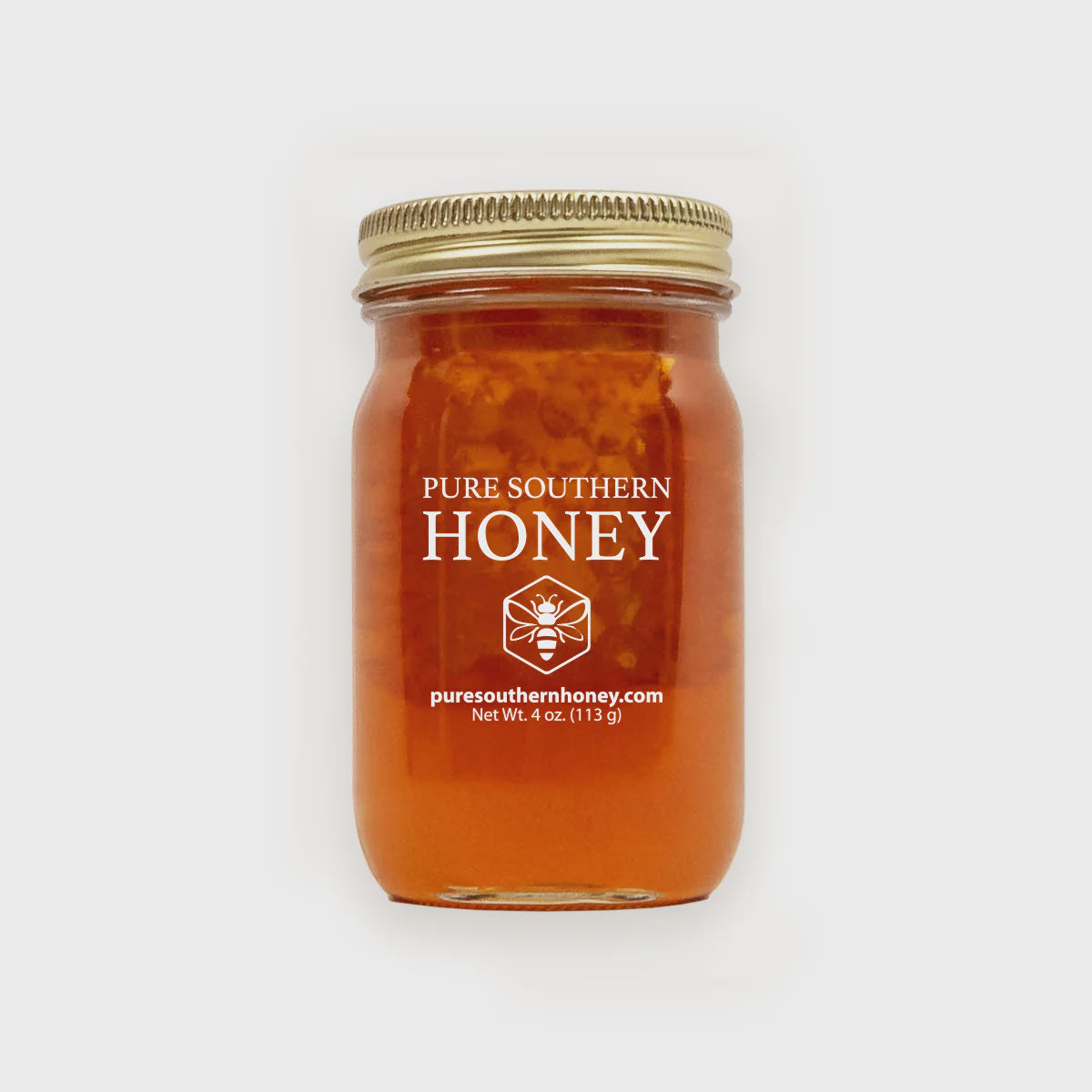 Pure Southern Honey Mini Honey with Comb - 4oz