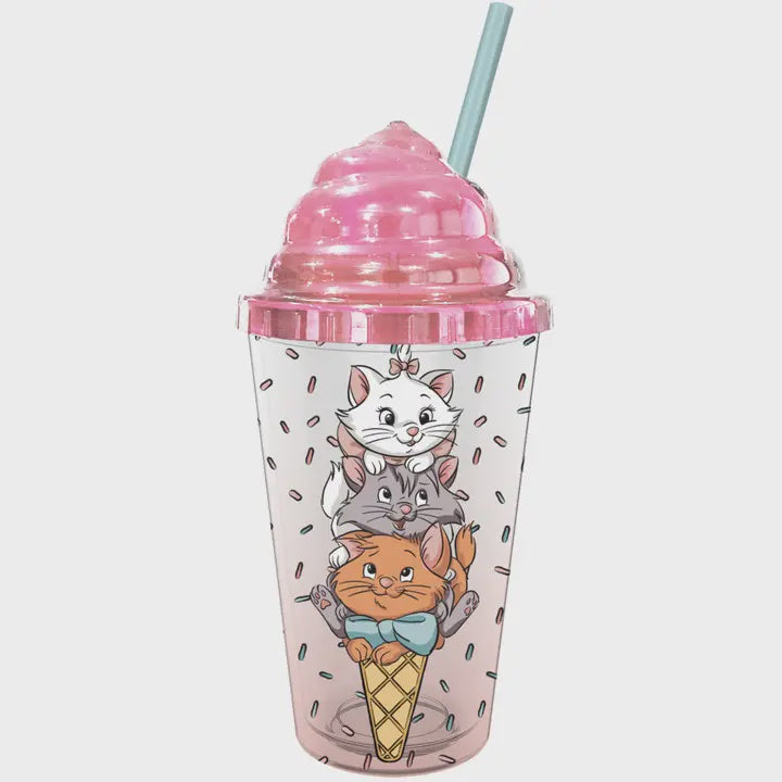Aristocats Kittens Ice Cream Cone Sprinkles 16oz Cold Cup