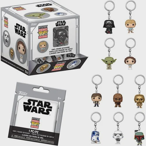 Star Wars 50th Anniversary Blind Funko Pocket Pop Key Chain