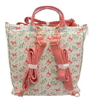 Minnie Mouse Floral Convertible Tote