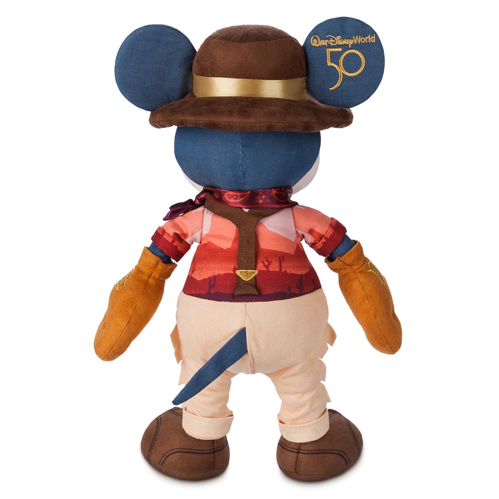 Disney 50th Plush Mickey Mouse Big Thunder Mountain Railroad