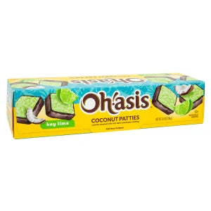 (2 PACK) OH!ASIS 10.5 oz. Coconut Patties 8 Individually Wrapped Key Lime Flavor