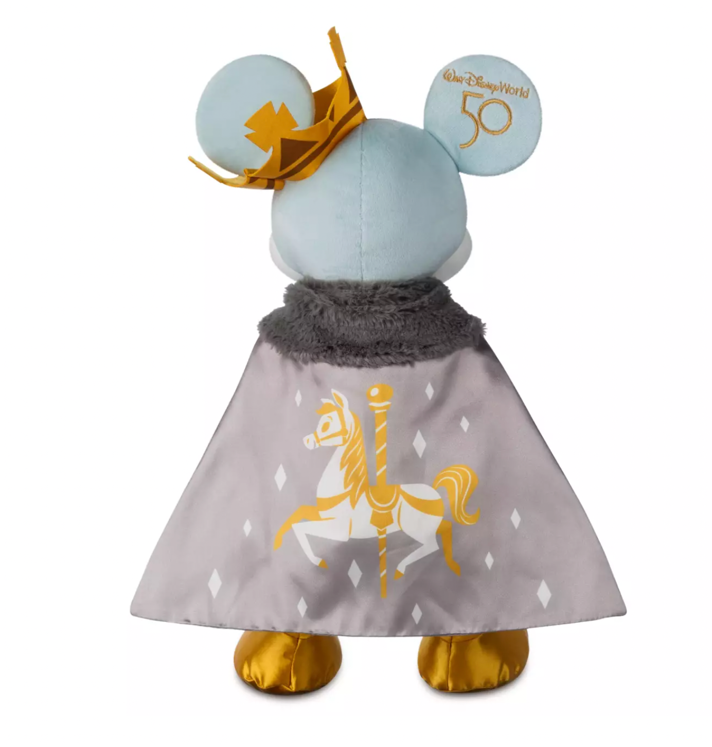 Disney 50th Plush Mickey Mouse Prince Charming Regal Carrousel