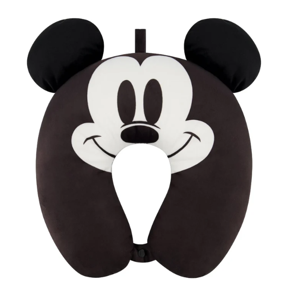 Disney 3D Ears Classic Mickey Travel Neck Pillow Black