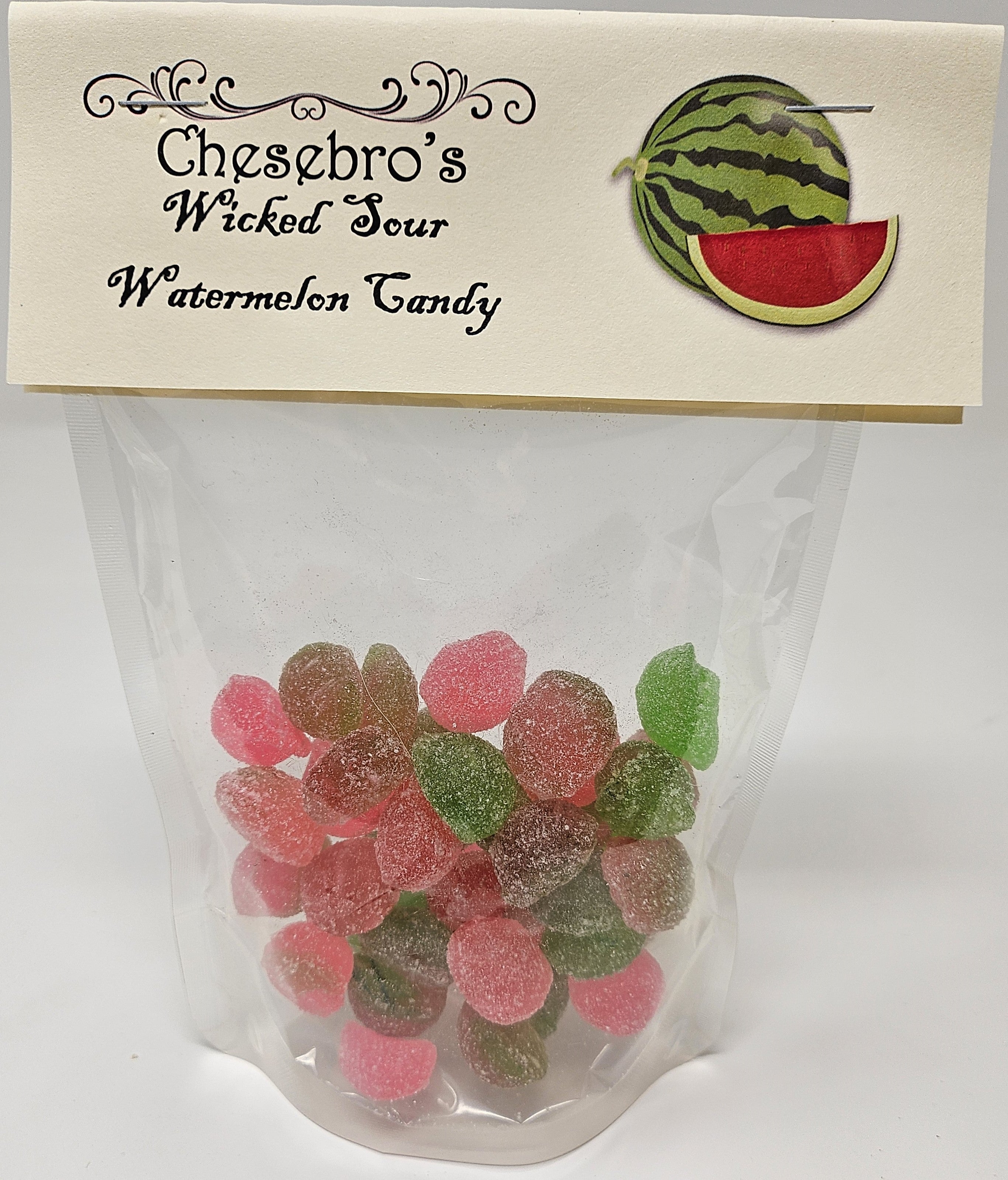 Wicked Sour Watermelon Hard Candy Drops, 4.5 oz