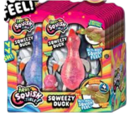 Sqweezy Glitter Duck Assrt - 1pc