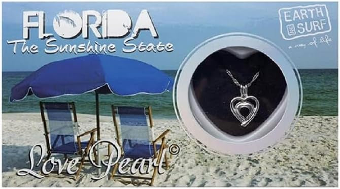 The Sun Shine Florida Love Pearl Necklaces