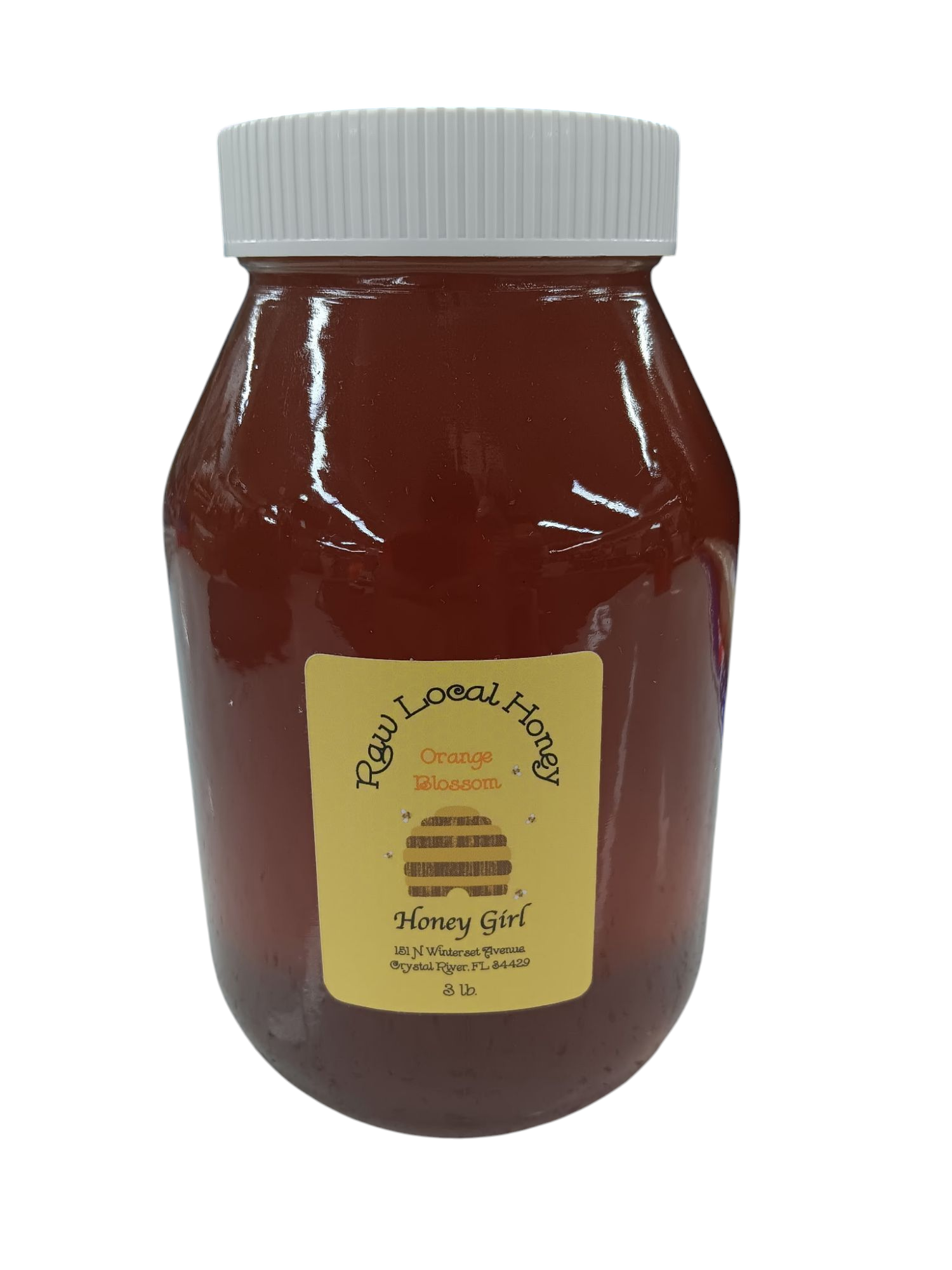 HONEY GIRL 3LB ORANGE BLOSSOM HONEY