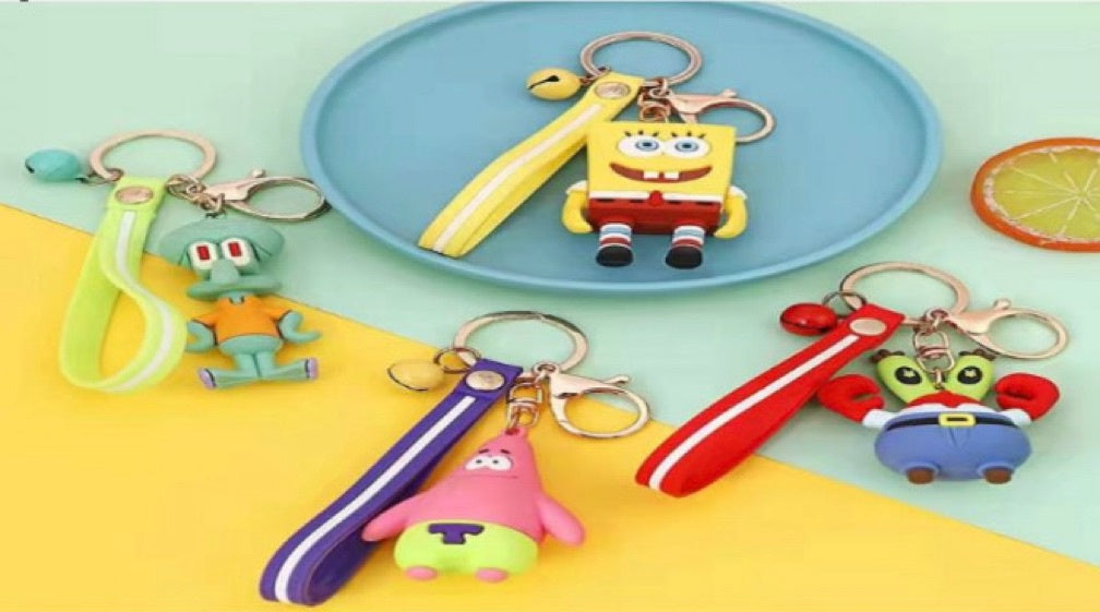 SpongeBob Keychain Character Asst.