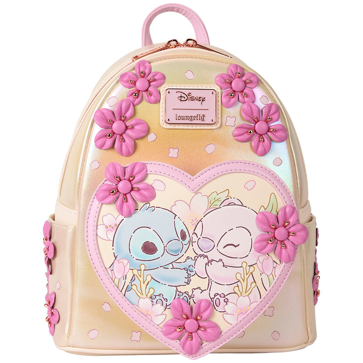 Disney Cute Stitch & Angel Mini Backpack