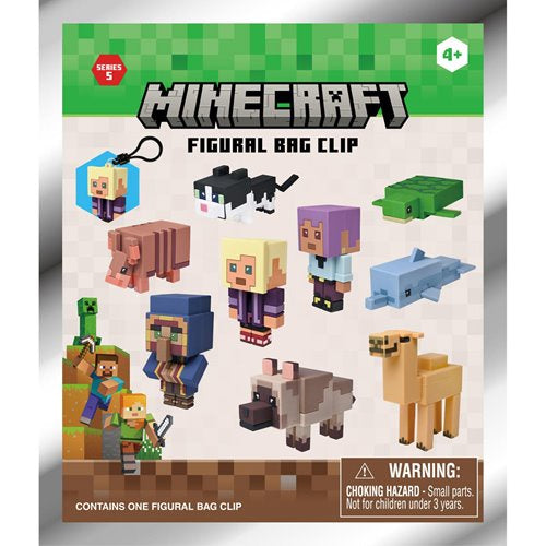 Minecraft 3D Foam Bag Clip, Series 5