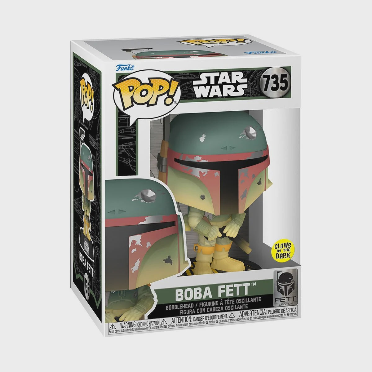 Star Wars Fett Legacy Boba Fett Glow-in-the-Dark Funko Pop! Vinyl Figure