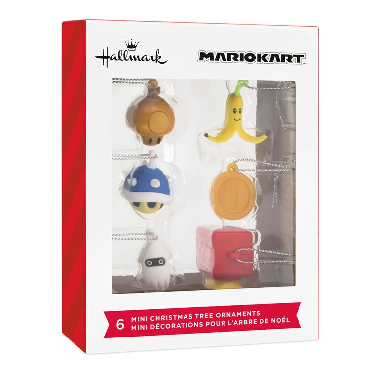 Mini Nintendo Mario Kart™ Shatterproof Hallmark Ornaments, Set of 6