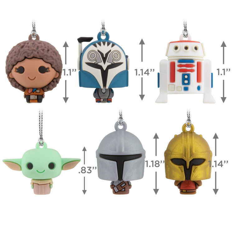 Mini Star Wars: The Mandalorian™ Shatterproof Hallmark Ornaments, Set of 6