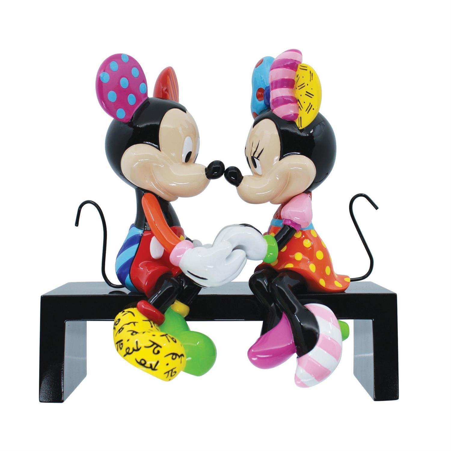 新品未使用☆Disney by Britto ミッキー＆ミニー　LOVE Disney Britto Mickey & Minnie Love Figure