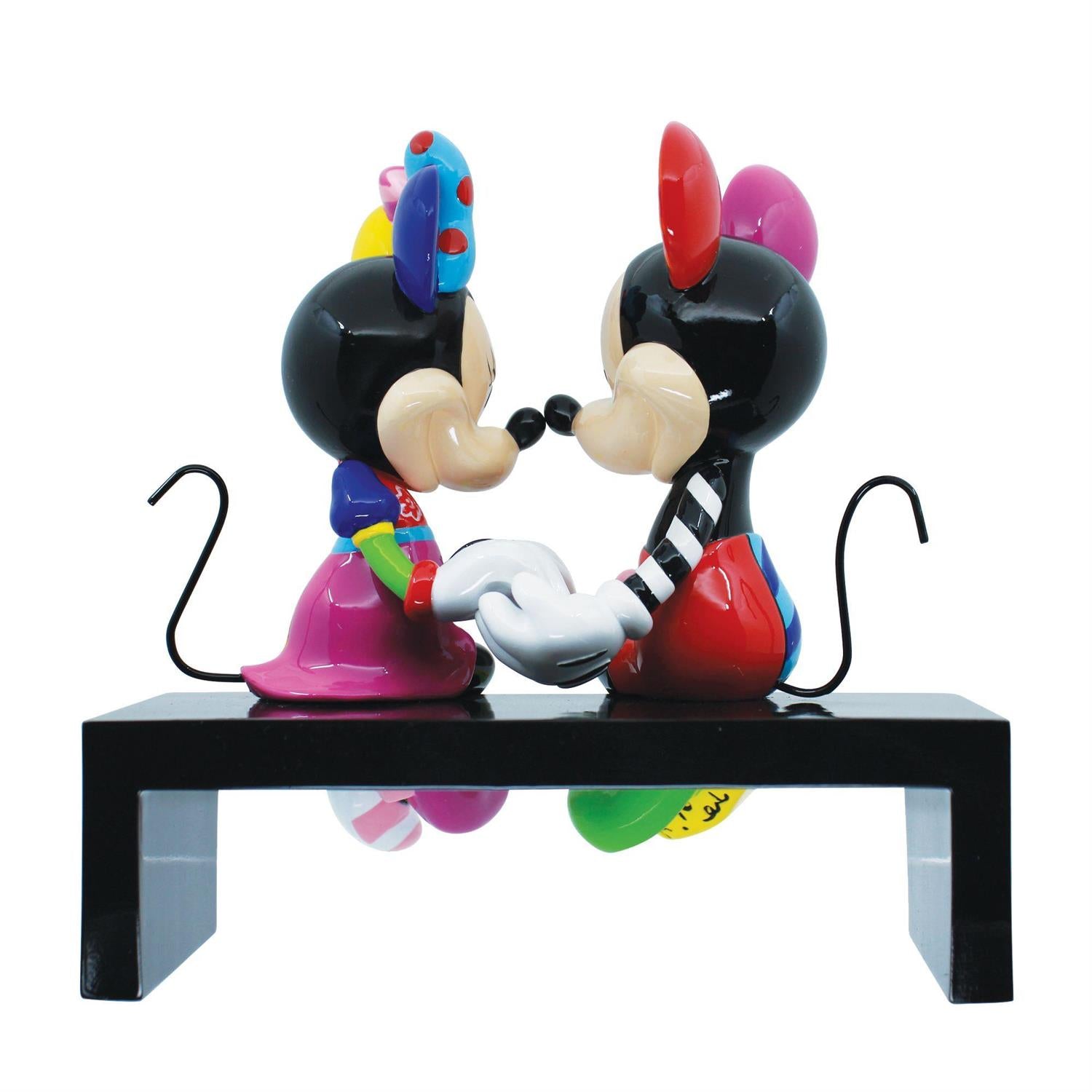 新品未使用☆Disney by Britto ミッキー＆ミニー　LOVE Disney Britto Mickey & Minnie Love Figure