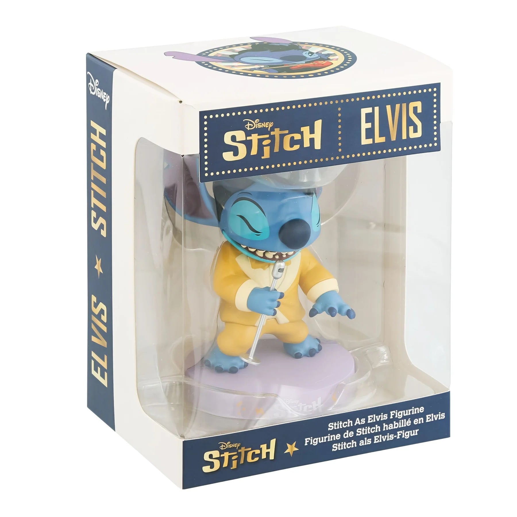 Grand Jester Studios  Stitch Gold Lame 4.5" Figurine