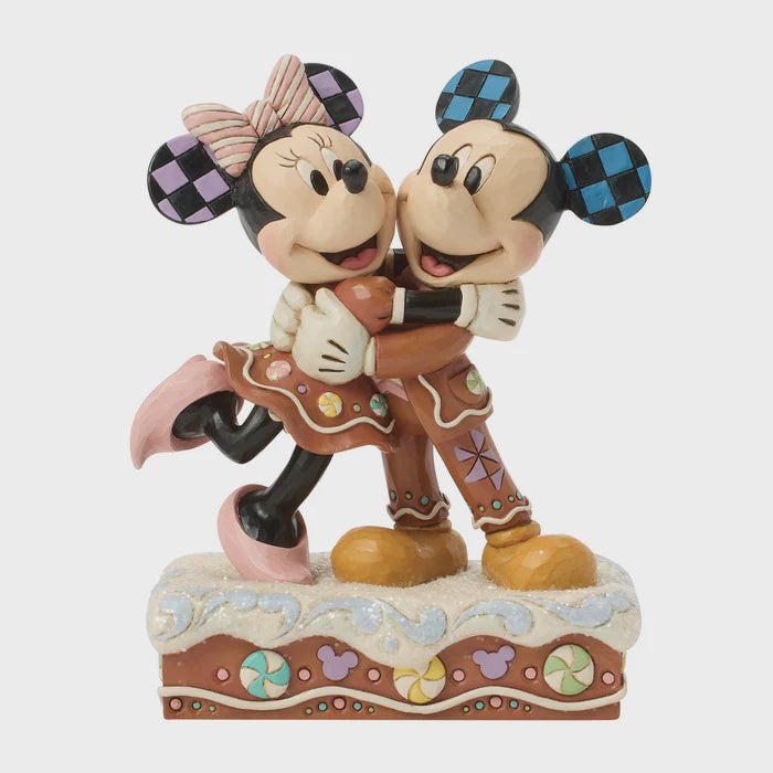 Mickey & Minnie Gingerbread Figurine