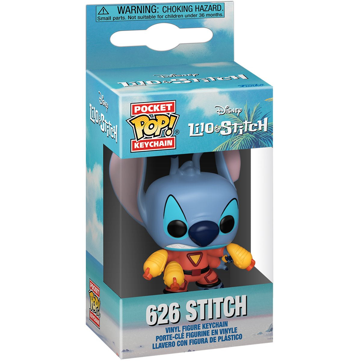 Stitch Space Suits and laser  Funko Pop! Key Chain