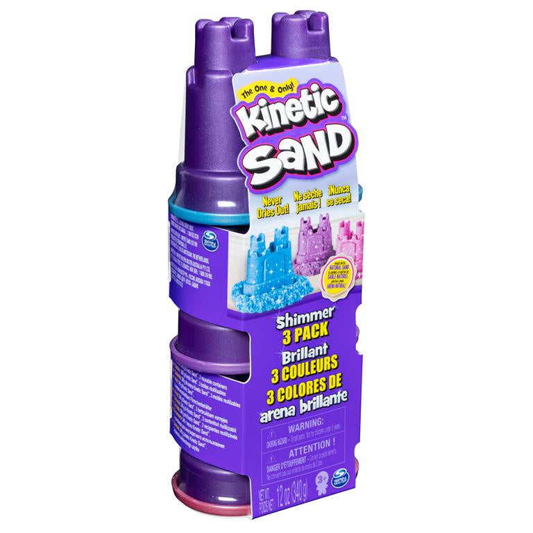 Shimmer Kinetic Sand 3 x 4 oz