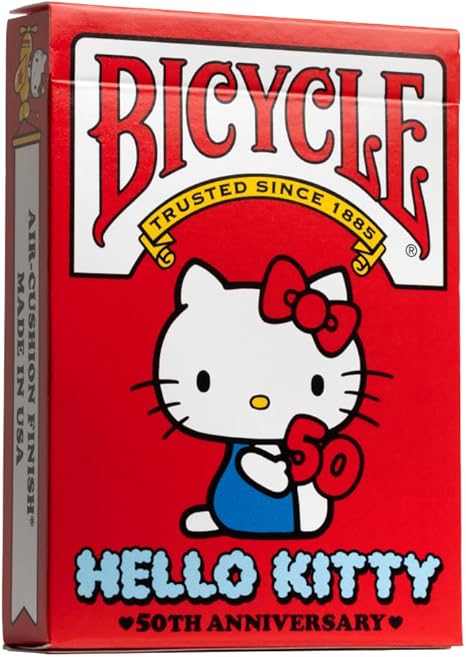 Bicycle Red Hello Kitty Playing Cards