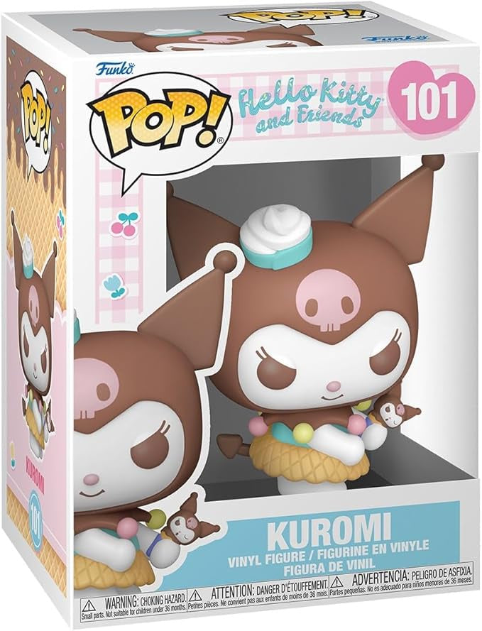 Hello Kitty & Friends Kuromi Holding Ice Cream Funko Pop! Vinyl Figure
