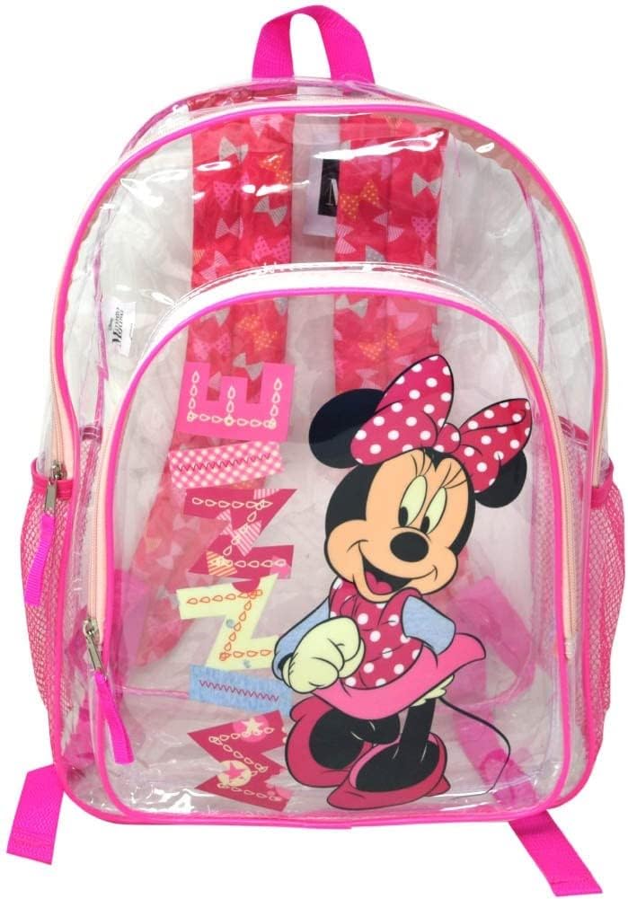 Disney Minnie Mouse Transparent 16" Backpack