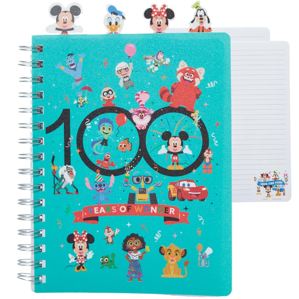 Disney 100 Years of Wonder Tab Journal