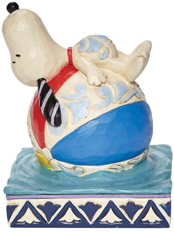 Peanuts by Jim Shore Snoopy on a Beach Ball Figurine