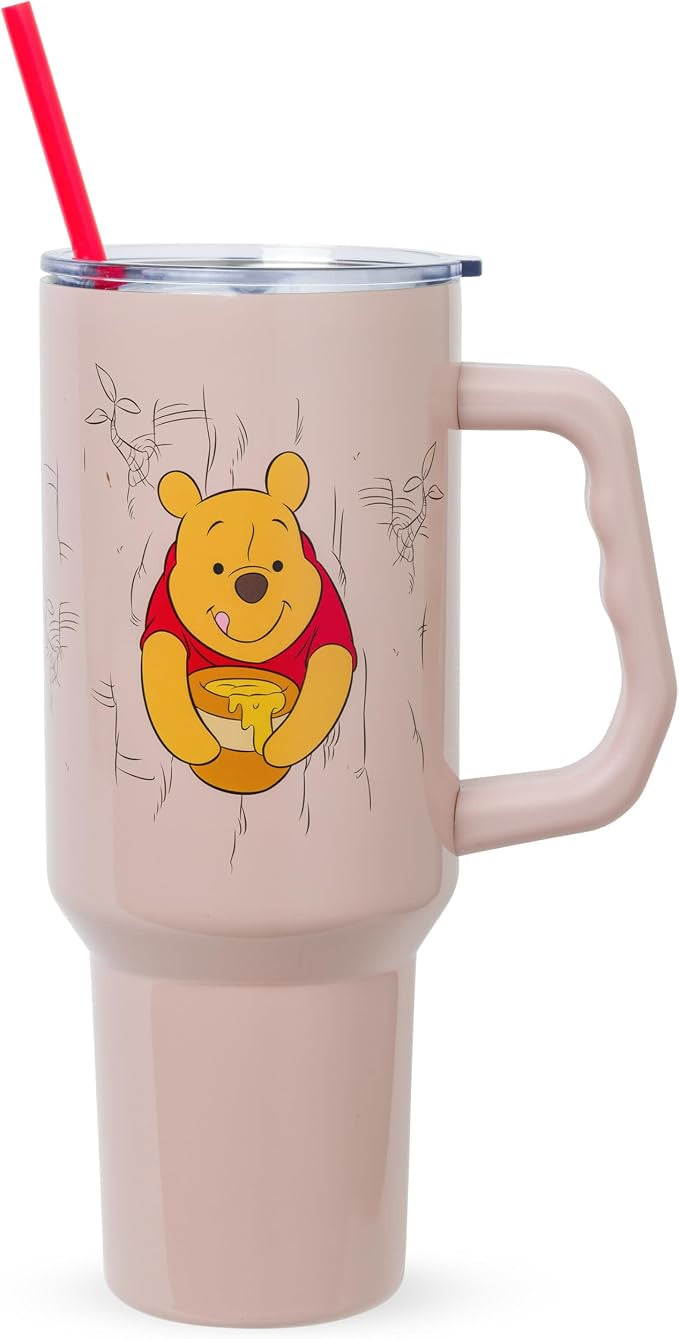 Winnie the Pooh Stuck in Tree 40oz Stainless Steel Tumbler w/ Handle