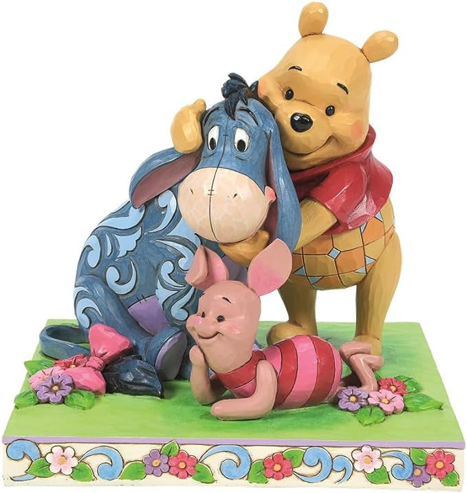 Winnie The Pooh with Piglet and Eeyore Friends Figurine