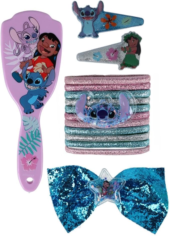 Stitch Brush & Hair Accessories in Box