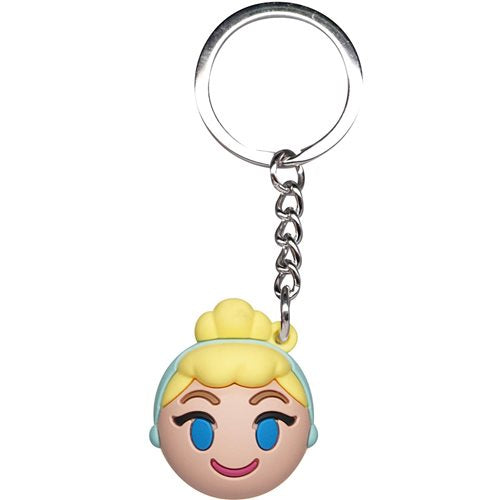 Princess Cinderella Emoji Icon Ball Key Ring