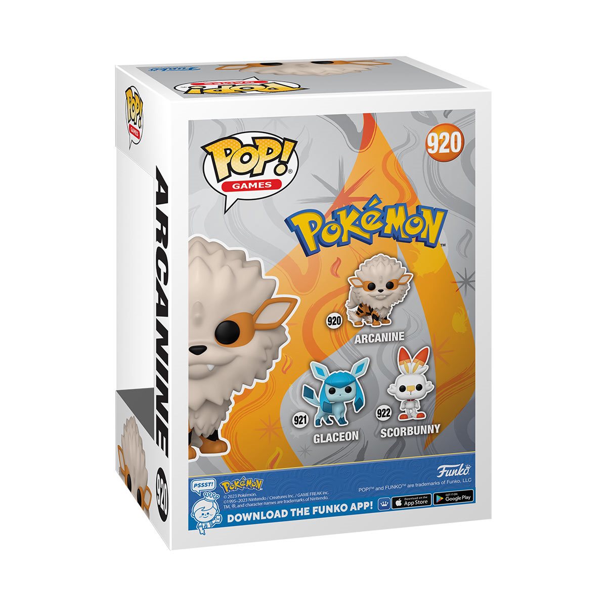 Pokemon Arcanine Pop! Vinyl Figure