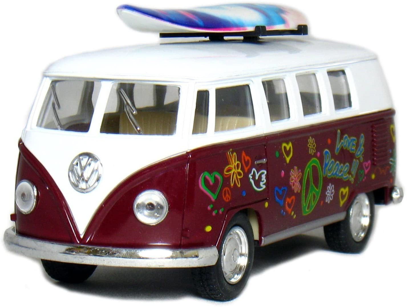 1962 Volkswagen Bus With Surfboard