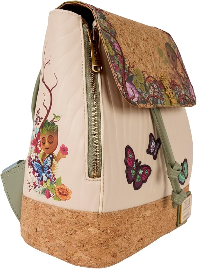 Loungefly Marvel Guardians Of The Galaxy Groot w/ Butterflies Mini Backpack