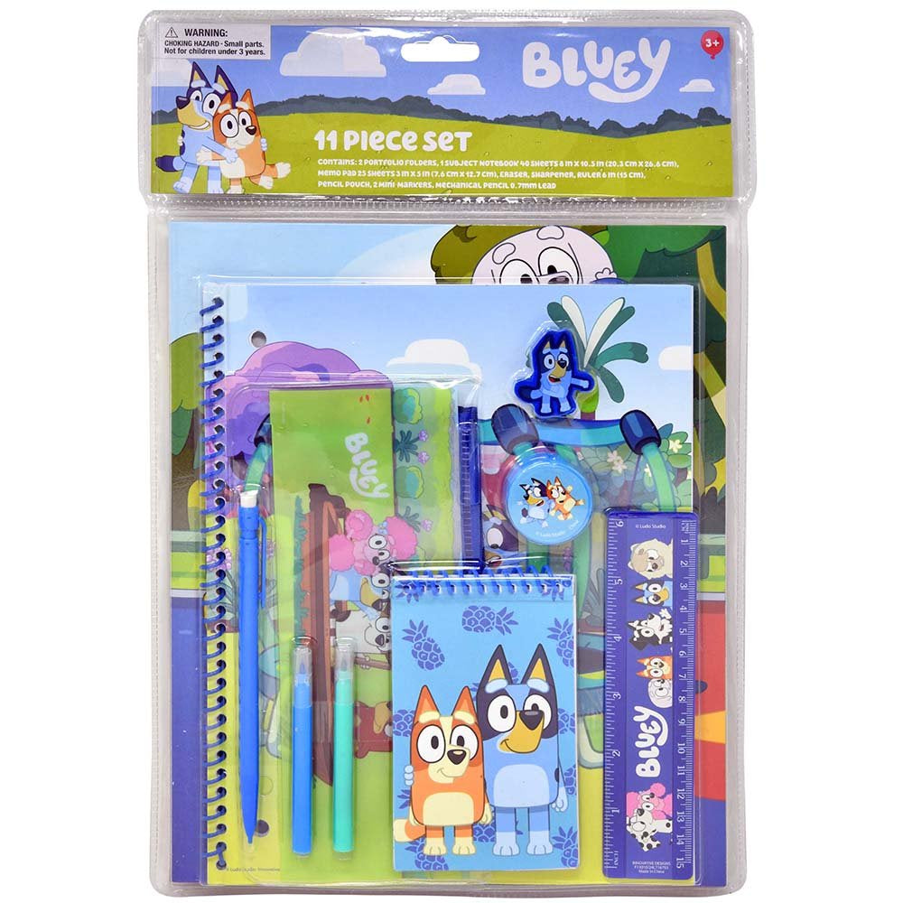 Bluey 11pc Value Set in Bag with Header