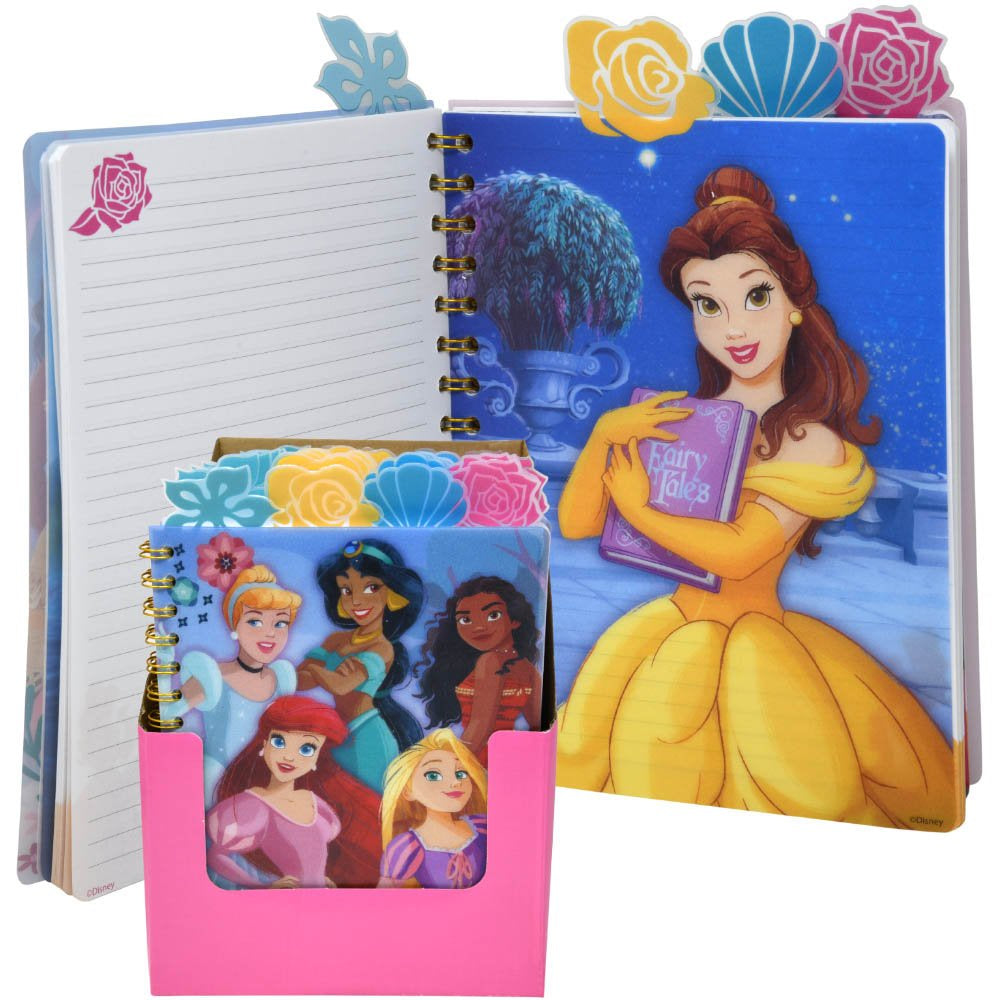 Princess 4 Tabbed Spiral 96pg Journal