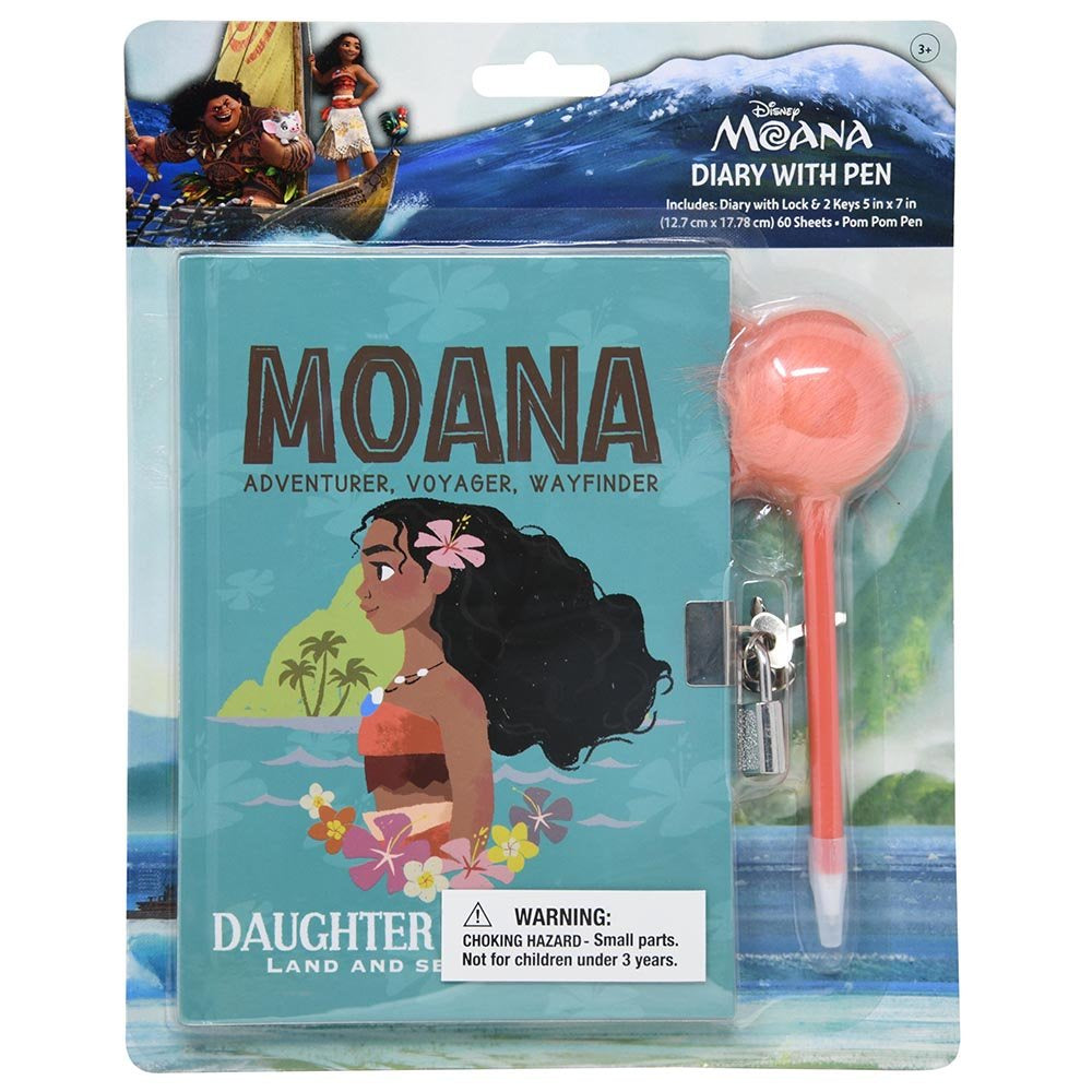 Moana with Lock & Keys and Pom Pen