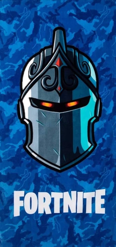 Jay Franco Fortnite Black Knight Bath/Pool/Beach Towel - Super Soft & Absorbent Fade Resistant Cotton Towel, Measures 28 inch x 58 inch (Official Fortnite Product)