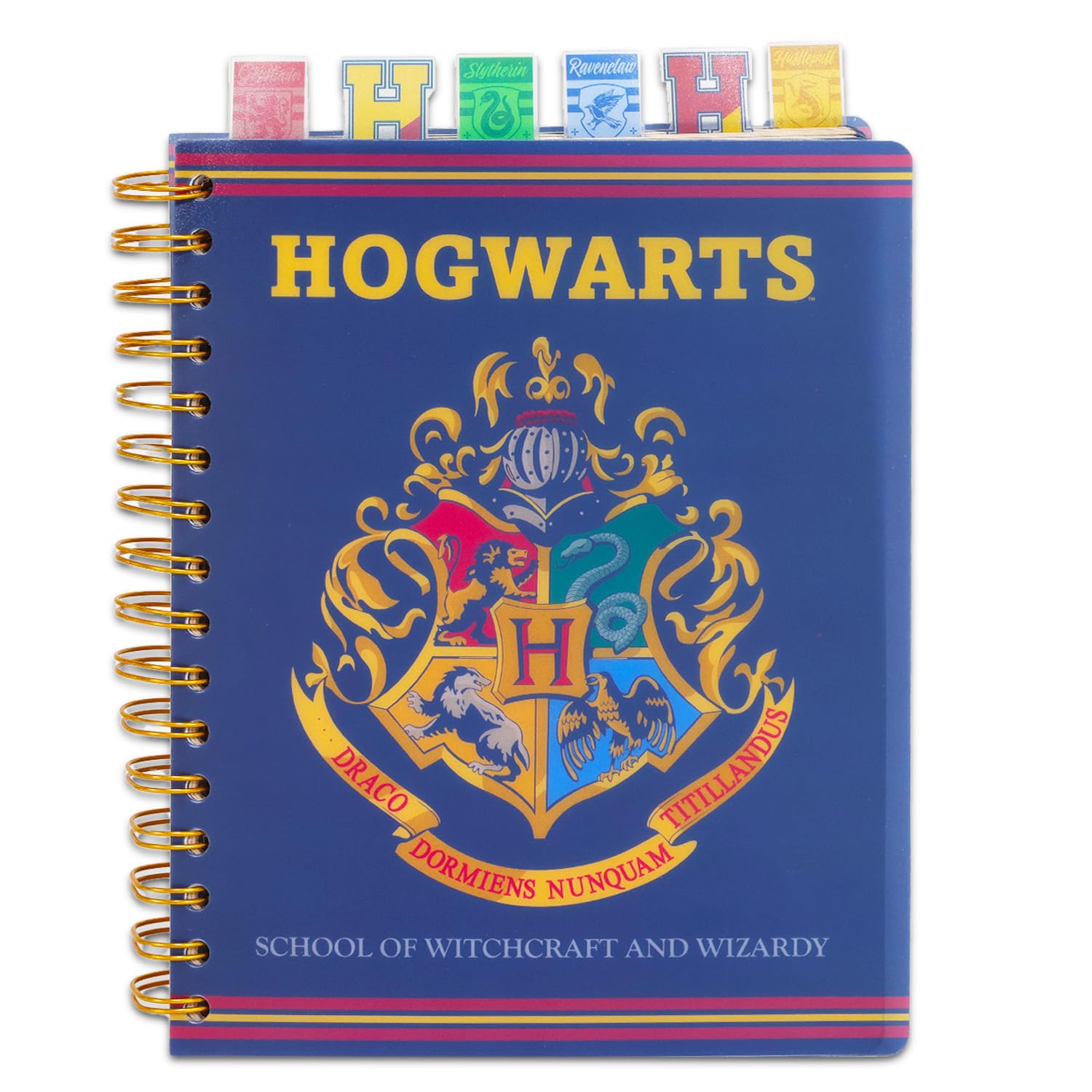 Harry Potter Hogwarts 5-Tab Spiral Notebook