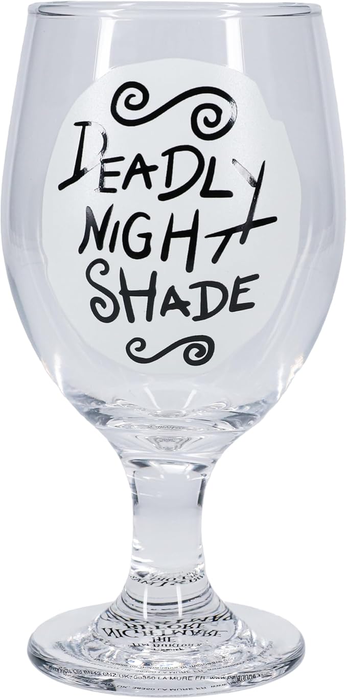 Paladone Nightmare Before Christmas Glow in The Dark Glass