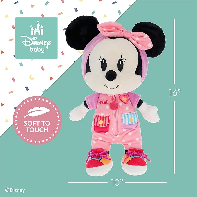 Disney Minnie Mouse Dress and Play Plush 16in