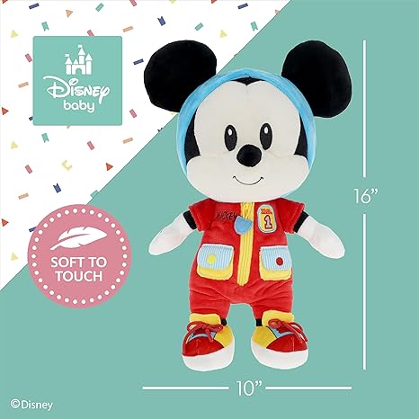 Disney Mickey Mouse Dress and Play Plush 16in